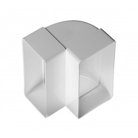 Kolano pionowe płaskie 90º 55x110 mm