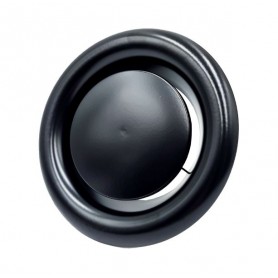 Anemostat wyciągowy EV 80 z ramką czarny