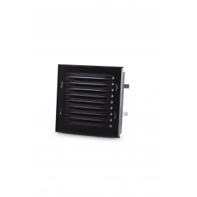 Kratka went. skośna czarna 140x140