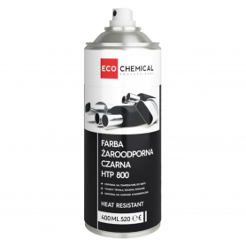 Farba HTP 800 czarna HTP 800 BLACK LAKIER TERMICZNY CZARNY 400 ML
