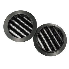 Kratka ścienna aluminiowa 100 czarna