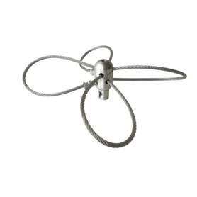 Głowica z linką stalową do obrotowego zestawu do czyszczenia  komina TORNADO PRO