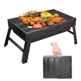 Grill przenośny walizka czarny