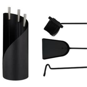 Zestaw narzędzi kominkowych REYKJAVIK 4w1