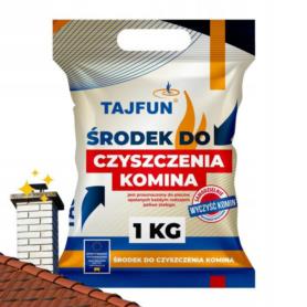 ŚRODEK DO CZYSZCZENIA KOMINA PIECA USUWANIA SADZY SMOŁY TAJFUN UNIWERSALNY