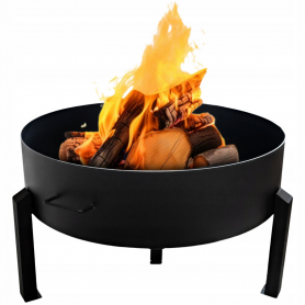 PALENISKO OGRODOWE VENEZIA 60CM DO OGNISKA GRILLA KOCIOŁKA STALOWE 2mm STAL