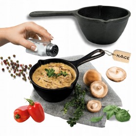 SOSJERKA RONDEL RONDELEK ŻELWINY MAŁY DO SOSU SERWOWANIA PRZEKĄSEK CZARNY