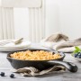 PATELNIA ŻELIWNA RĘCZNIE SZLIFOWANA DUŻA 20cm INDUKCJA GRILL TALERZ ŻELIWNY