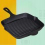 PATELNIA ŻELIWNA GRILLOWA 26cm INDUKCJA OGNISKO GRILL GAZ TALERZ ŻELIWNY