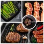 PATELNIA ŻELIWNA GRILLOWA 26cm INDUKCJA OGNISKO GRILL GAZ TALERZ ŻELIWNY