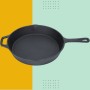 PATELNIA ŻELIWNA DUŻA 31cm INDUKCJA OGNISKO GRILL GAZ TALERZ ŻELIWNY