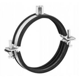 OBEJMA Z USZCZELKĄ GUMOWĄ FLEX SPIRO RURA 80mm DO RURY PRZEWODU OPASKA