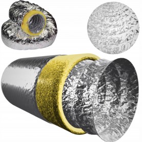 RURA IZOLOWANA PRZEWÓD 125MM 5M WENTYLACYJNY DO KOMINKA DGP 250°C SPIRO