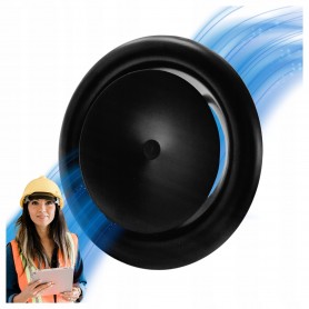 Anemostat nawiewny 150 z ramką czarny