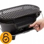 GRILL WĘGLOWY Z RUSZTEM ŻELIWNYM GRILL OGRODOWY ŻELIWNY MAŁY 43 cm x 23 cm