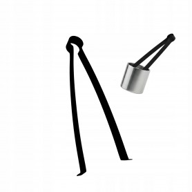 SZCZYPCE DO PODNOSZENIA ZBIORNIKA BIOKOMINKA CHWYTAK PALNIKA WKŁADU CZARNY