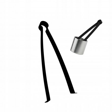 SZCZYPCE DO PODNOSZENIA ZBIORNIKA BIOKOMINKA CHWYTAK PALNIKA WKŁADU CZARNY