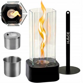 BIOKOMINEK WOLNOSTOJĄCY BEZDYMNY DO DOMU NA TARAS OGRODOWY BIO KOMINEK